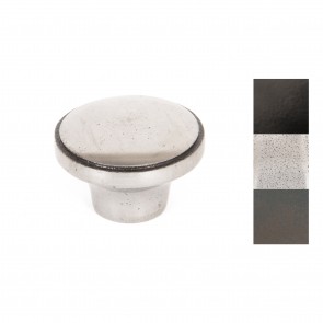 Ribbed Cabinet Knob - Various Finishes