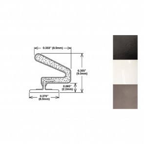 Schlegel - Aquamac 345 E3 Head Seal 4m Roll - Various Colours