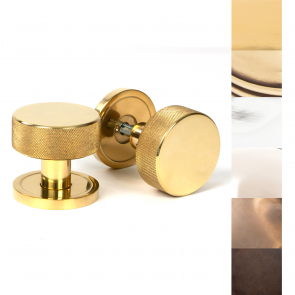 Brompton Mortice/Rim Knob Set (Plain) - Various Finishes