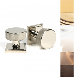 Brompton Mortice/Rim Knob Set (Square) - Various Finishes