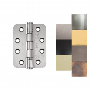 Eclipse 4" Fire Rated Ball Bearing Butt Hinge (Pair) - Various Finishes