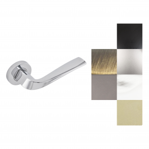 Insignia Lanza Lever On Rose - Various Finishes (Zinc)