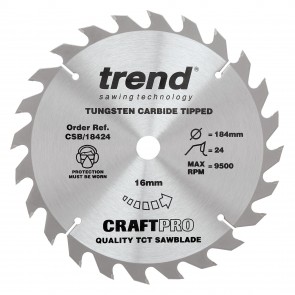 Trend Wood Saw Blade - 16mm Bore
