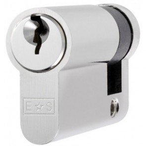 Single (Half) Euro Cylinder Key To Differ - Satin Chrome