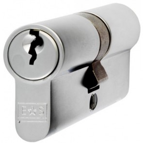 Double Euro Cylinder Key To Differ - Satin Chrome