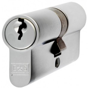 Double Euro Cylinder Keyed Alike - Satin Chrome