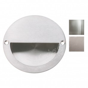 Flush pull handle 90mm diameter - Various Finishes