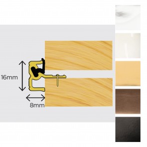 Exitex Double Door Centre Seal (2.4M) - Various Finishes