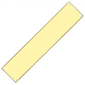 Finger Plate - Polished Brass - Various Sizes