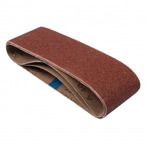 Hermes Aluminium Oxide Sanding Belts - 75mm x 533mm (10) - Various Grits