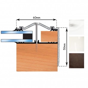 Exitex - Capex 60 Gable End Profile with Gasket (Rag 55) - Various Lengths & Finishes