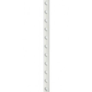 Shelf Support Strip 2.5m - White Plastic