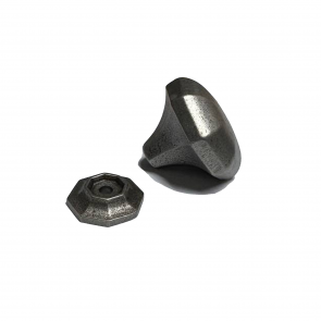 Octagonal Iron Cabinet Knob - Large
