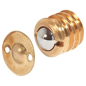 14mmø Twist Fit Ball Catch - Brass Plated (10)