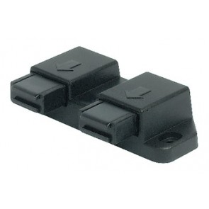 Magnetic Catch Black for double doors- black