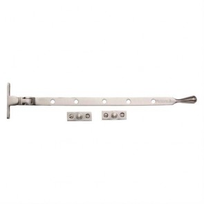 Bulb End Casement Stays - Satin Nickel