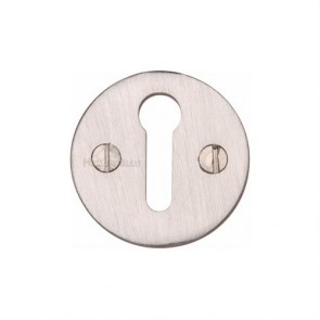 Round Open Escutcheon 32mm - Satin Nickel