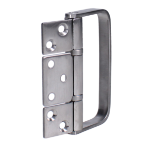 Centor E3 External Hinge with an Offset Pull Handle (Edge Mounted) - Various Finishes