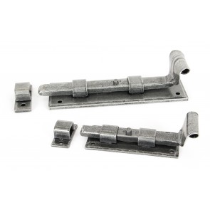 Straight Door Bolt - Pewter - Various Sizes