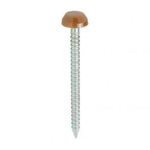 Polymer Head Nails Brown - Various Sizes