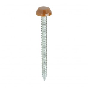30mm Polymer Head Pins Brown (250)
