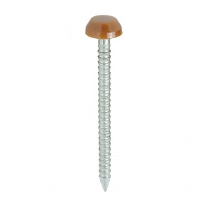 30mm Polymer Head Pins Brown (250)