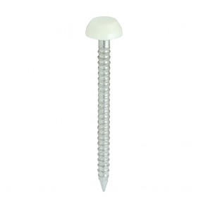 30mm Polymer Head Pins Cream (250)