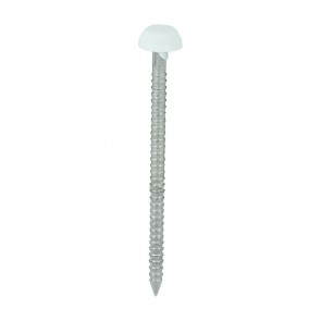 40mm Polymer Head Nails White (250)