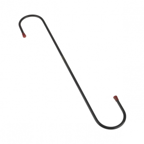 60 x 430mm S Hook - Black (10kg Max Load)