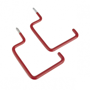 115mm Square Screw-In Hook (2 Pack) (15kg Max Load)