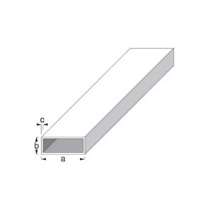 Rectangular Tube 1m x 30mm x 20mm x 1.5mm - Cold Rolled Steel