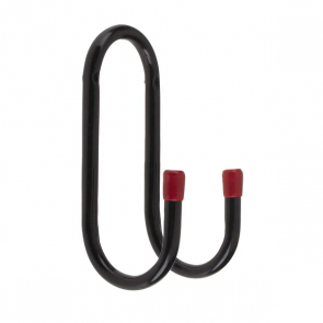 160 x 80 x 70mm Tubular Double Hook - Black