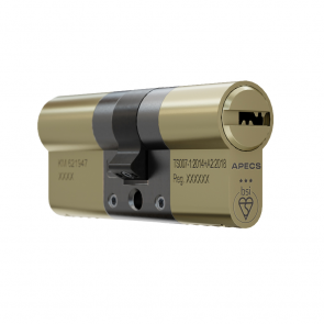 3* Double Euro Cylinder Satin Brass KD - Various Sizes