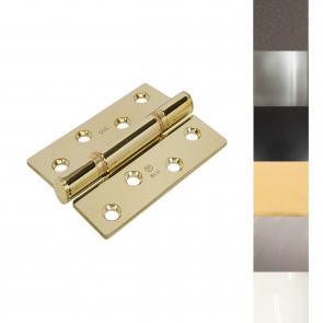 102 x 76 x 3mm PBW Butt Hinge  (Grade 316 SS) (Each) - Various Finishes