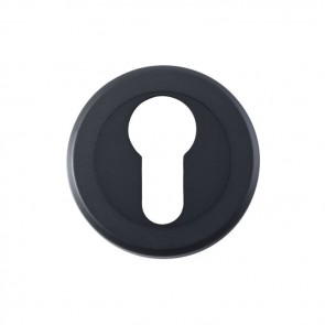 Serozzetta Euro Profile Escutcheon - Matt Black