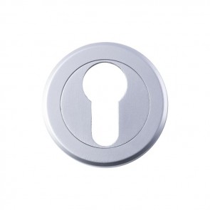 Serozzetta Euro Profile Escutcheon - Satin Chrome