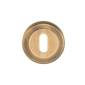 Serozzetta Standard Profile Escutcheon - Antique Brass