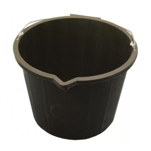 Standard 15 Litre Black Bucket 