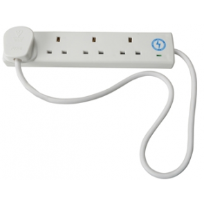 Trailing Socket 240 Volt Anti-Surge 4 Way Socket 13 Amp 2 Metre