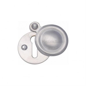 Round Covered Escutcheon 33mm - Satin Chrome