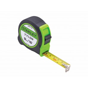 Stanley Hi-Vis Tylon Tape (5m / 16ft)