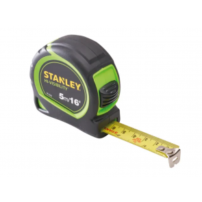 Stanley 5m (16ft) Hi-Vis Tylon Tape Measure