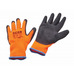 Scan Dipped Thermal Latex Gloves (3 Pairs, Size L)