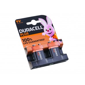 Duracell 9V Plus Power Battery Twin Pack