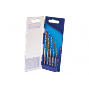 Faithfull 5 Piece Quick Change HSS Cobalt Impact Bit Set