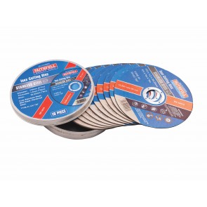 Faithfull 10 Piece 115mm (4 1/2") Inox Cut Off Wheels