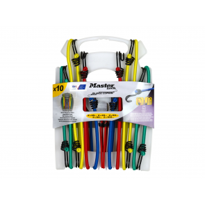 Master Lock 10 Piece Bungee Set