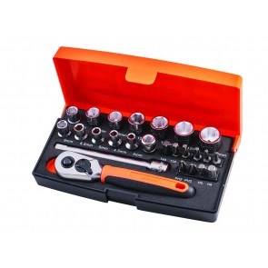 Bahco 1/4In 25 Piece Drive Socket Set