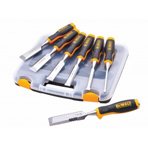 DeWalt 6 Piece Chisel Set With Free Chisel Knife                                