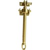 12" Fanlight Screw Polished Brass 